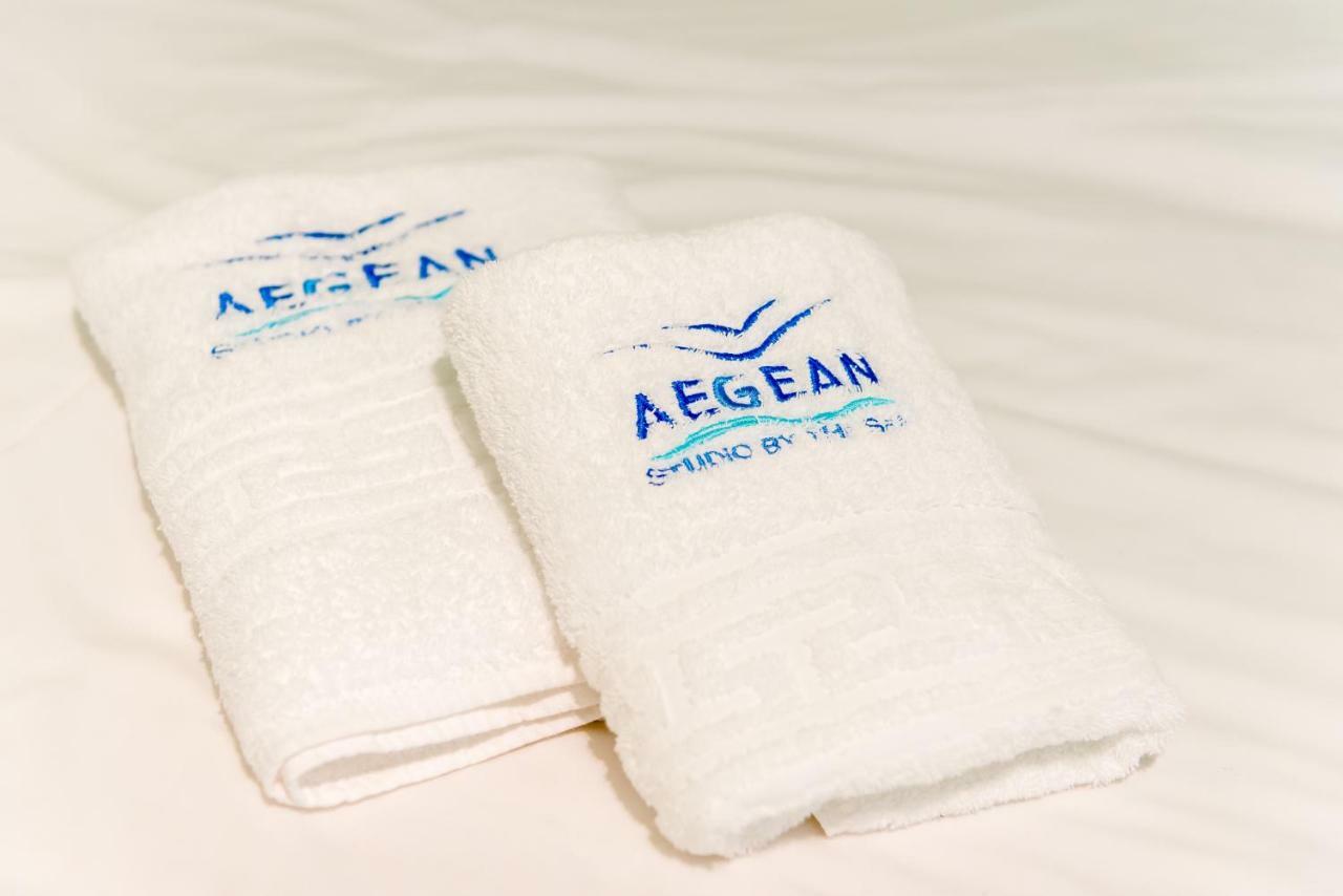 Appartamento Aegean Studio By The Sea Peraía Esterno foto
